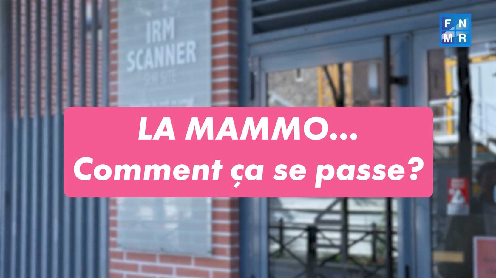 COMMENT SE PASSE UNE MAMMOGRAPHIE